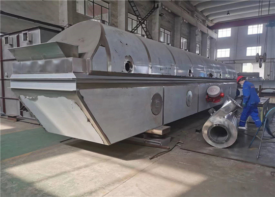 Sécheuse de lit à liquide chauffée à l'huile électrique/à vapeur/thermique SS304 316L commande PLC 1000 kg/h
