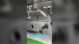 Sécheur fluidisé par vibration à économie d'énergie pour granulés et poudres